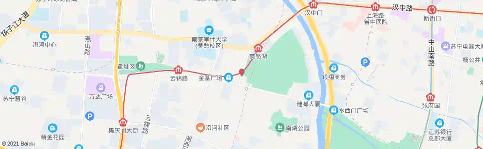 南京莫愁湖西路_公交站地图_南京公交_妙搜公交查询2024