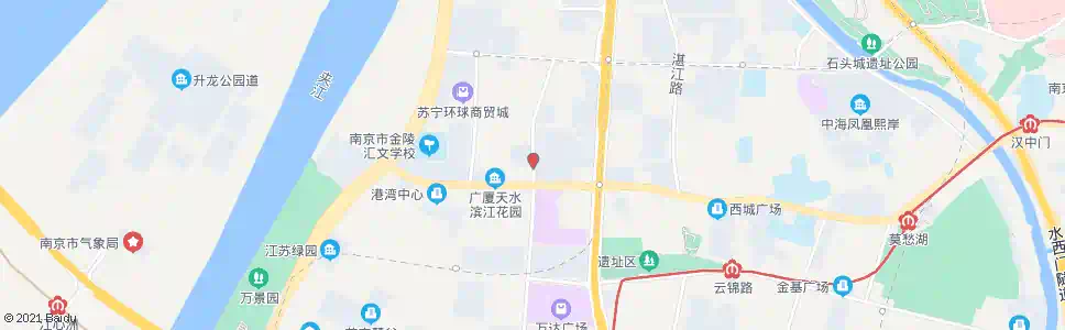 南京浦江路汉中门大街_公交站地图_南京公交_妙搜公交查询2024