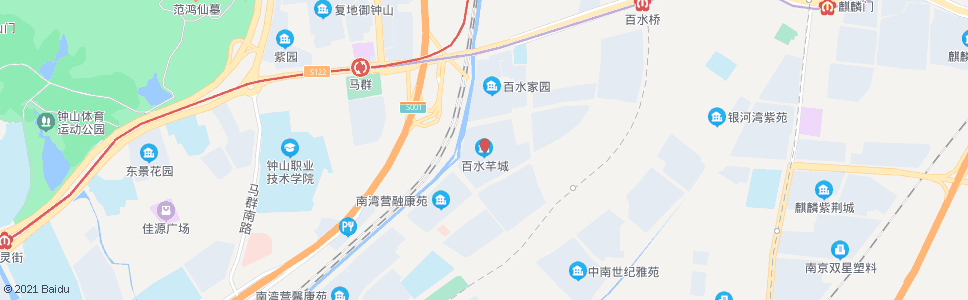 南京百水芊城_公交站地图_南京公交_妙搜公交查询2024