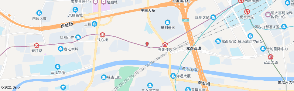 南京荷塘村_公交站地图_南京公交_妙搜公交查询2024