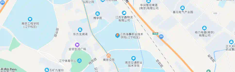 南京海事学院_公交站地图_南京公交_妙搜公交查询2024