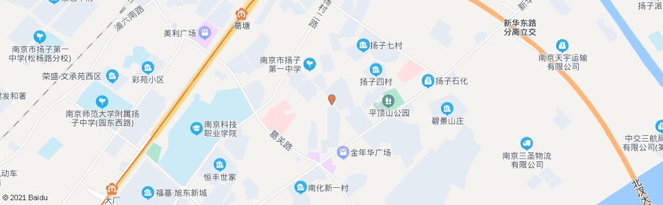南京扬子二村西_公交站地图_南京公交_妙搜公交查询2024
