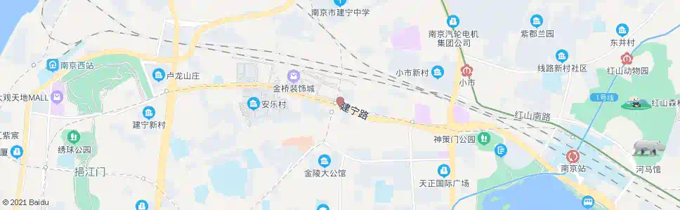 南京建宁路_公交站地图_南京公交_妙搜公交查询2024