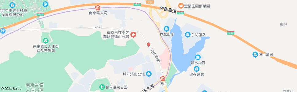 南京汤山站_公交站地图_南京公交_妙搜公交查询2024