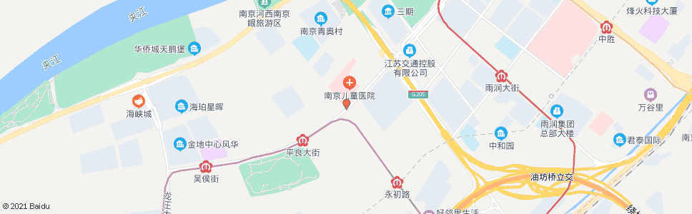 南京友谊街_公交站地图_南京公交_妙搜公交查询2024