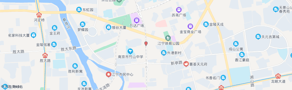南京竹山桥_公交站地图_南京公交_妙搜公交查询2024