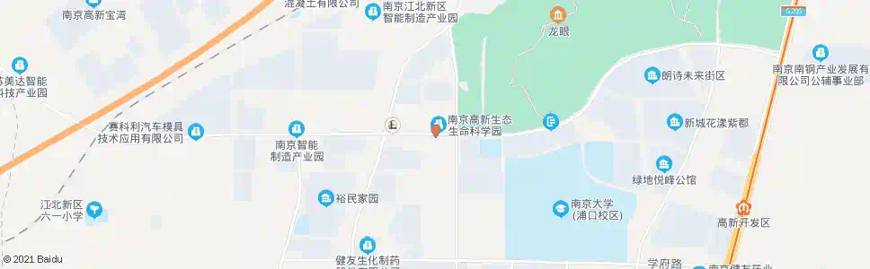 南京龙山南路高科十路_公交站地图_南京公交_妙搜公交查询2024