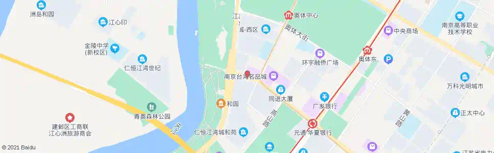 南京河西大街乐山路_公交站地图_南京公交_妙搜公交查询2024