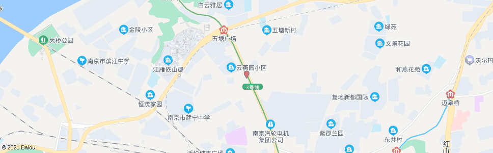 南京154W车站_公交站地图_南京公交_妙搜公交查询2024