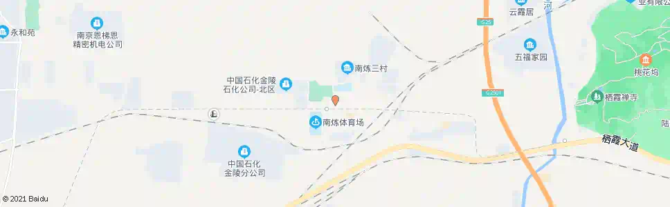 南京南京炼油厂_公交站地图_南京公交_妙搜公交查询2024