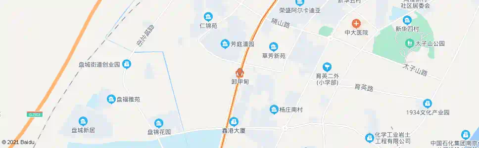 南京卸甲甸站_公交站地图_南京公交_妙搜公交查询2024