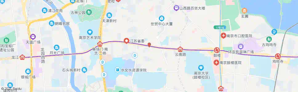 南京玉泉路_公交站地图_南京公交_妙搜公交查询2024