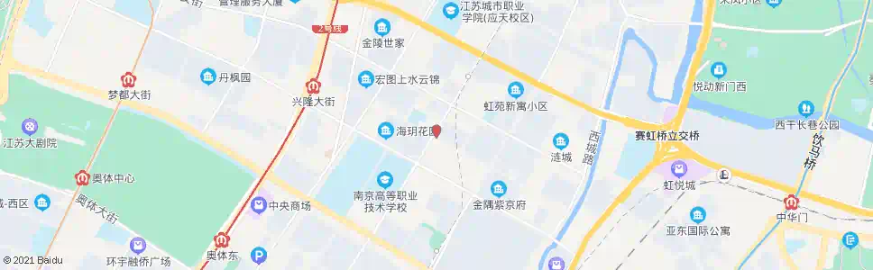 南京应天西路_公交站地图_南京公交_妙搜公交查询2024