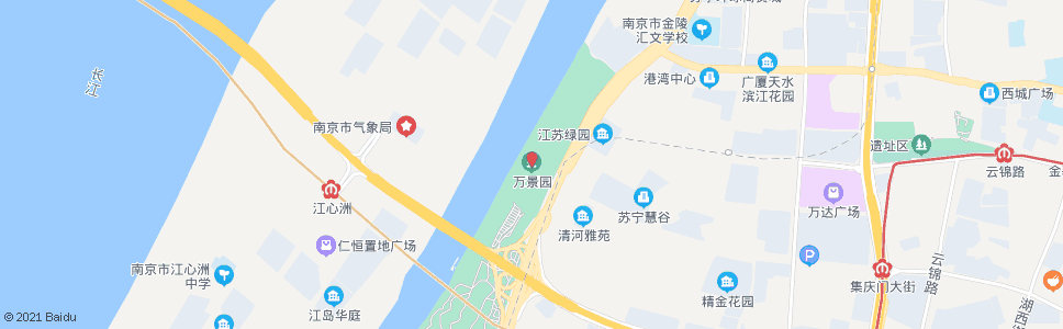 南京万景园_公交站地图_南京公交_妙搜公交查询2024