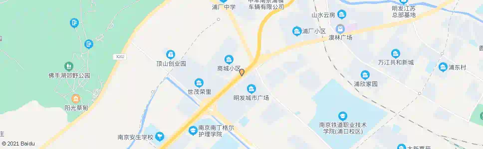 南京明发城市广场_公交站地图_南京公交_妙搜公交查询2024