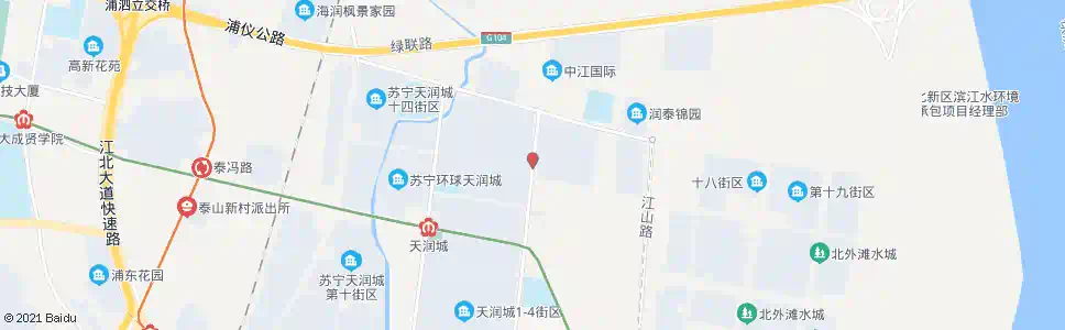 南京江岸水城东_公交站地图_南京公交_妙搜公交查询2024