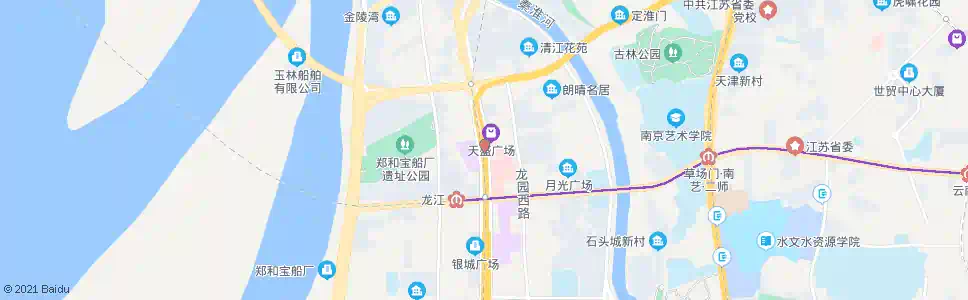 南京江东北路龙园北路_公交站地图_南京公交_妙搜公交查询2024