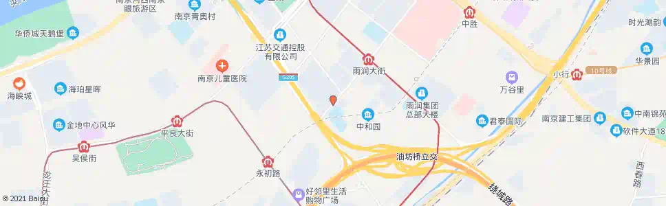 南京黄山路金沙江东街_公交站地图_南京公交_妙搜公交查询2024