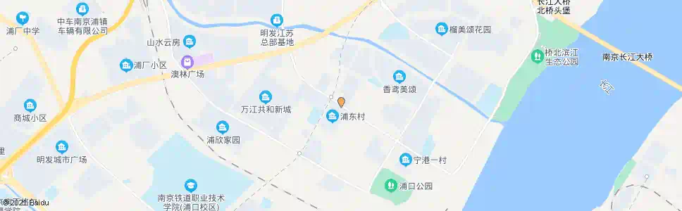 南京浦东路浦东村_公交站地图_南京公交_妙搜公交查询2024