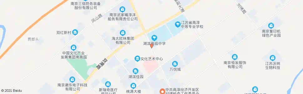 南京湖滨中学_公交站地图_南京公交_妙搜公交查询2024