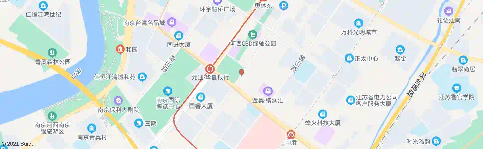 南京庐山路中央公园_公交站地图_南京公交_妙搜公交查询2024