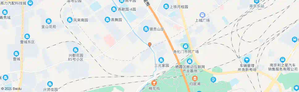 南京瑞霞路银贡南路_公交站地图_南京公交_妙搜公交查询2024