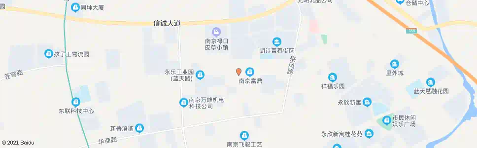 南京蓝天路中_公交站地图_南京公交_妙搜公交查询2024