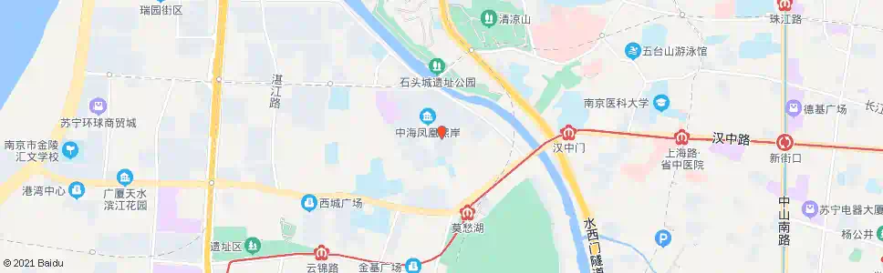 南京凤凰西街_公交站地图_南京公交_妙搜公交查询2024