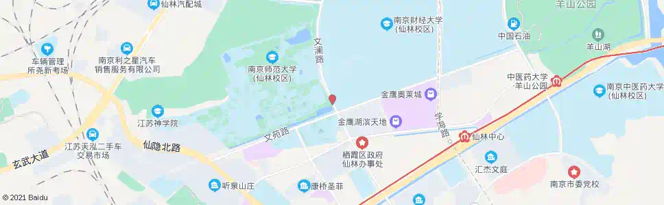 南京文澜路南站_公交站地图_南京公交_妙搜公交查询2024