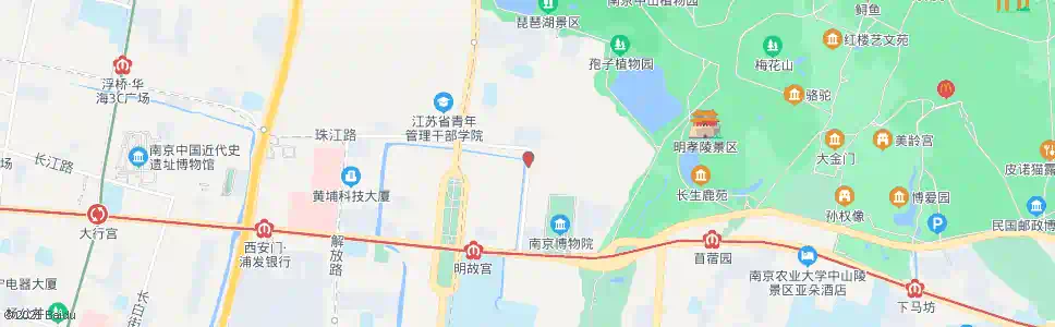 南京清溪路北_公交站地图_南京公交_妙搜公交查询2024