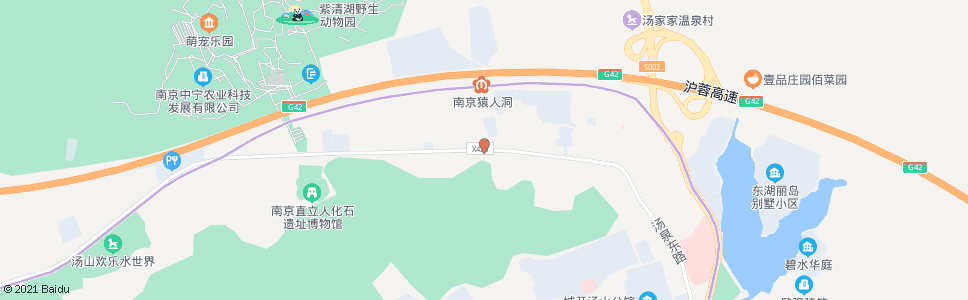 南京汤山西站_公交站地图_南京公交_妙搜公交查询2024
