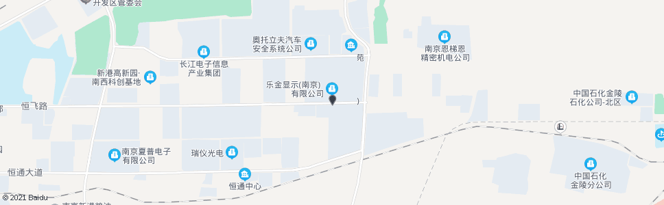 南京恒飞路东_公交站地图_南京公交_妙搜公交查询2024