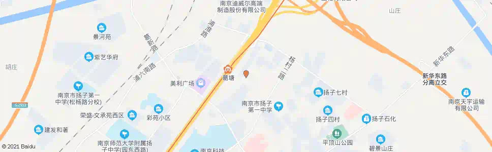 南京扬子十七村西_公交站地图_南京公交_妙搜公交查询2024