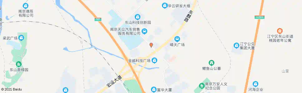 南京上高线东麒路_公交站地图_南京公交_妙搜公交查询2024