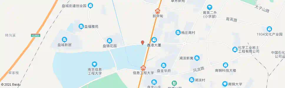 南京大厂杨庄西_公交站地图_南京公交_妙搜公交查询2024