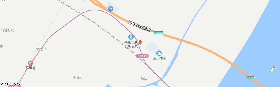 南京西江村_公交站地图_南京公交_妙搜公交查询2024