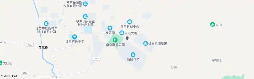 南京谷里卫生院_公交站地图_南京公交_妙搜公交查询2024