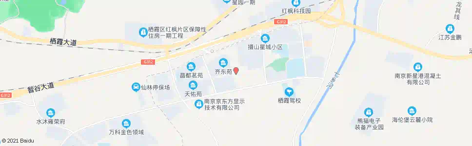 南京步青苑_公交站地图_南京公交_妙搜公交查询2024