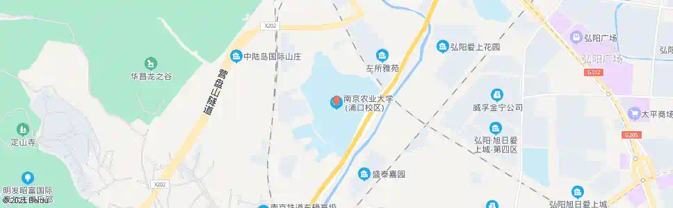 南京南农大浦口校区_公交站地图_南京公交_妙搜公交查询2024