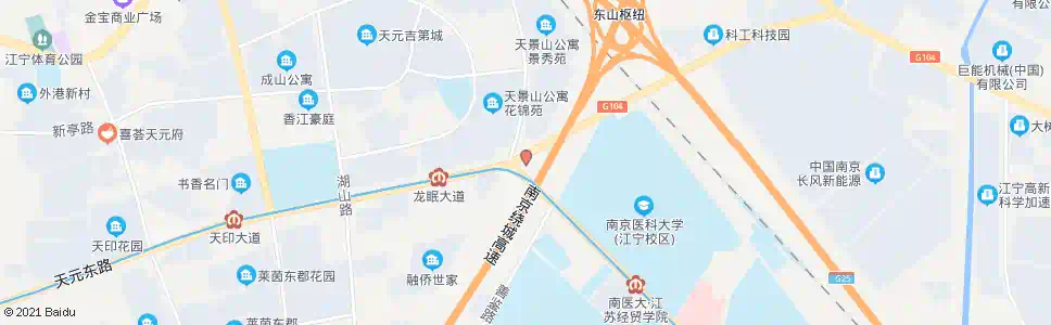 南京江宁客运站龙眠大道_公交站地图_南京公交_妙搜公交查询2024