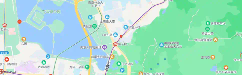 南京板仓街岗子村_公交站地图_南京公交_妙搜公交查询2024