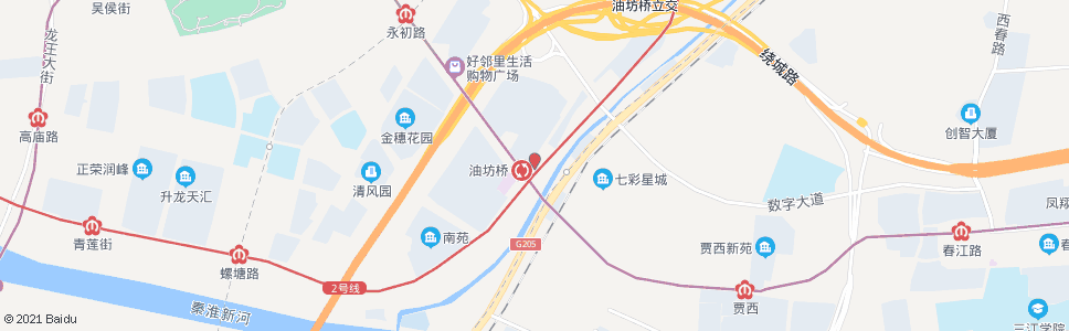 南京油坊桥地铁站_公交站地图_南京公交_妙搜公交查询2024