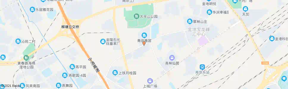 南京青田雅居_公交站地图_南京公交_妙搜公交查询2024