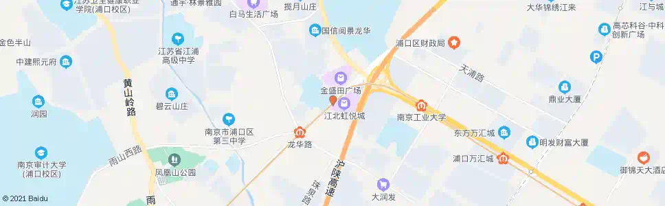 南京阅景龙华_公交站地图_南京公交_妙搜公交查询2024