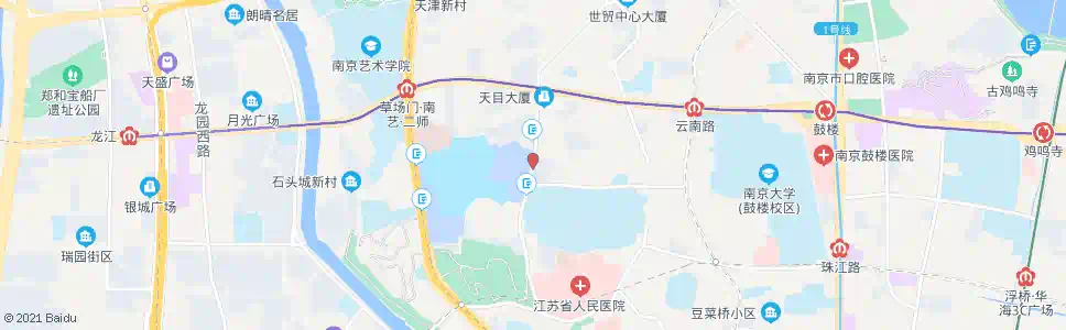 南京西康路_公交站地图_南京公交_妙搜公交查询2024