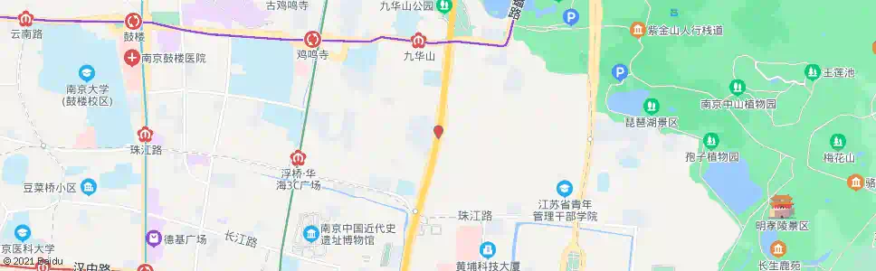 南京龙蟠中路荷包套_公交站地图_南京公交_妙搜公交查询2024