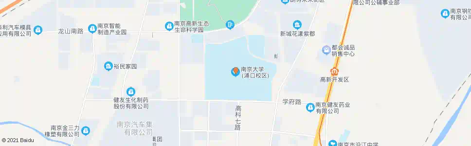 南京南大浦口校区_公交站地图_南京公交_妙搜公交查询2024