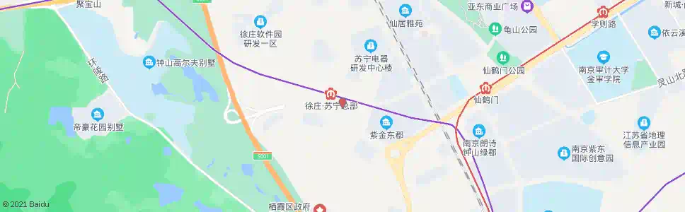 南京徐庄文化园_公交站地图_南京公交_妙搜公交查询2024