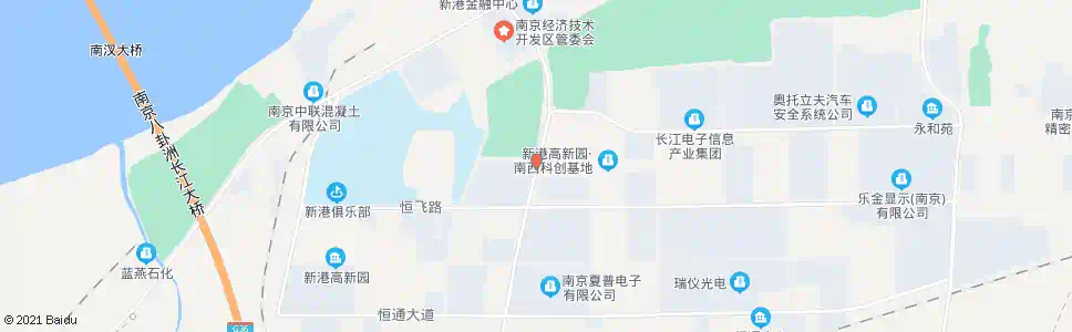 南京恒园路_公交站地图_南京公交_妙搜公交查询2024