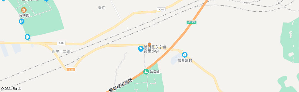南京高丽村_公交站地图_南京公交_妙搜公交查询2024